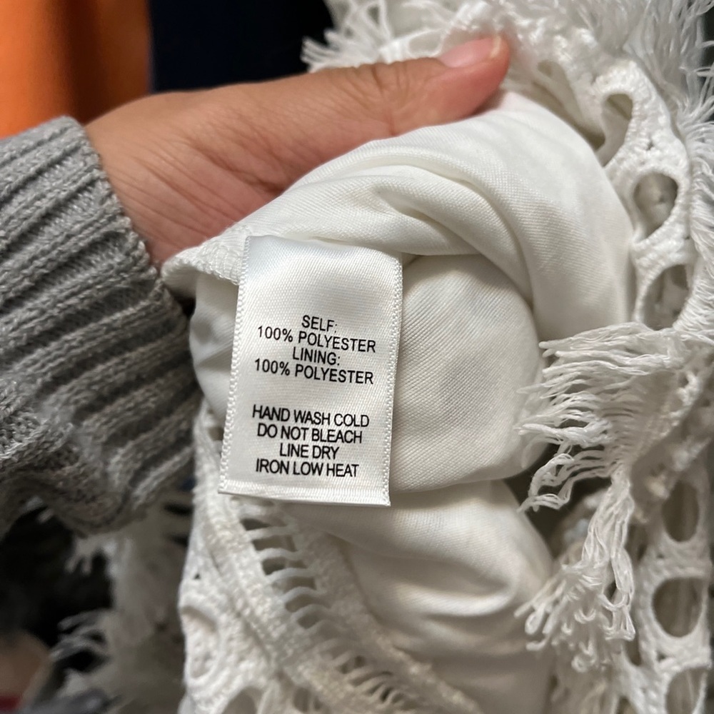 NWT Lulu's Dawn Of Luv Perfection White Lace Dress - Picture 7 of 13